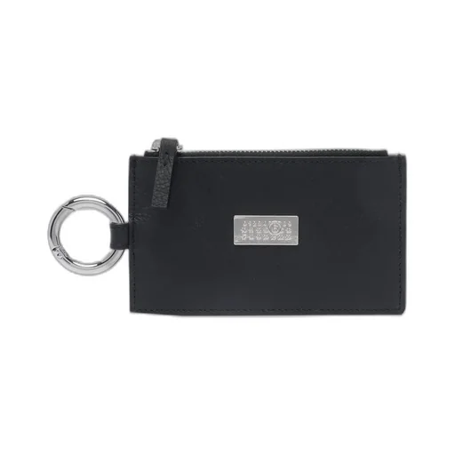 Numeric Plaque Zipped Wallet