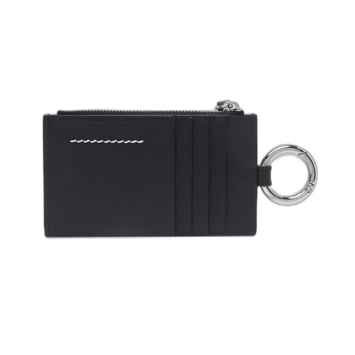 Numeric Plaque Zipped Wallet