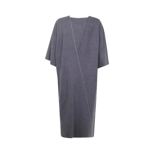 Short-Sleeved V-Neck Dress