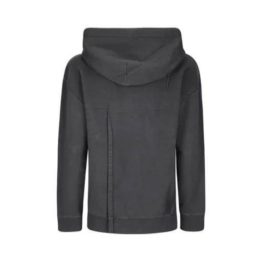 Pleat Detailed Drawstring Hoodie