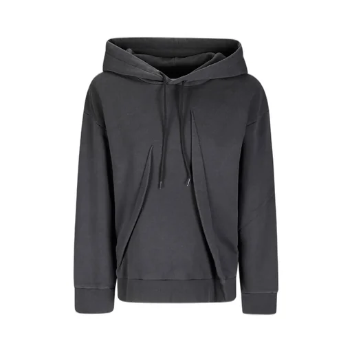 Pleat Detailed Drawstring Hoodie