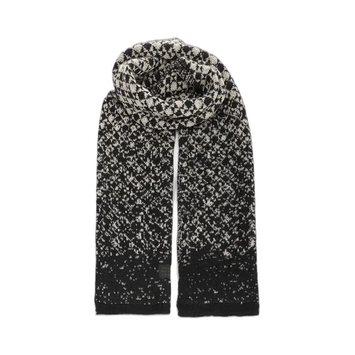 Jacquard-Knit Scarf
