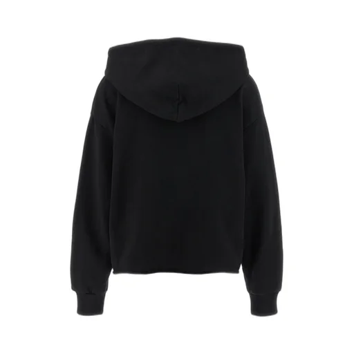 Logo Patch Drawstring Hoodie