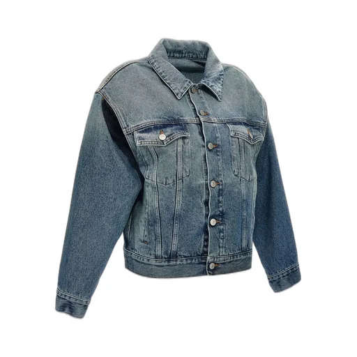 Cut-Out Denim Jacket
