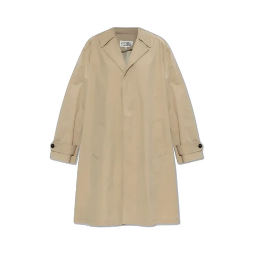 Curved Hem Coat