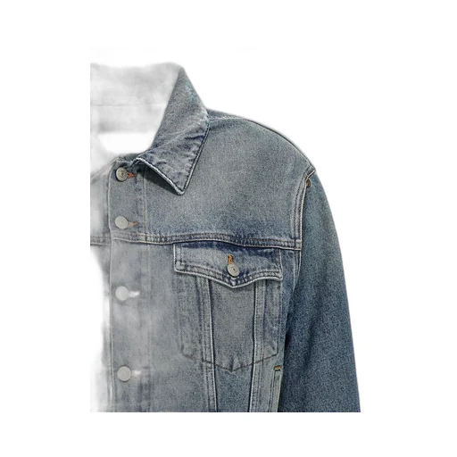 Cut-Out Denim Jacket
