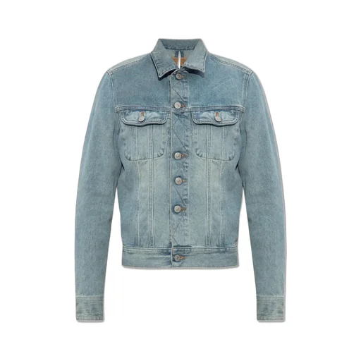 Cut-Out Denim Jacket