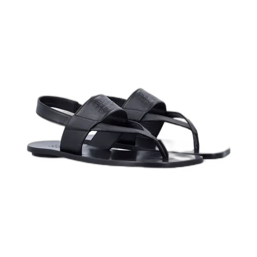 Logo-Embossed Thong Sandals
