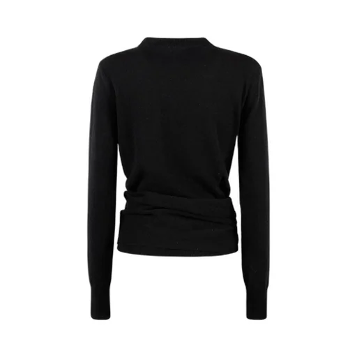 Wrap-Around Crewneck Jumper