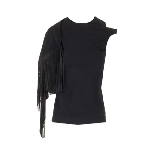 Draped Crewneck Top
