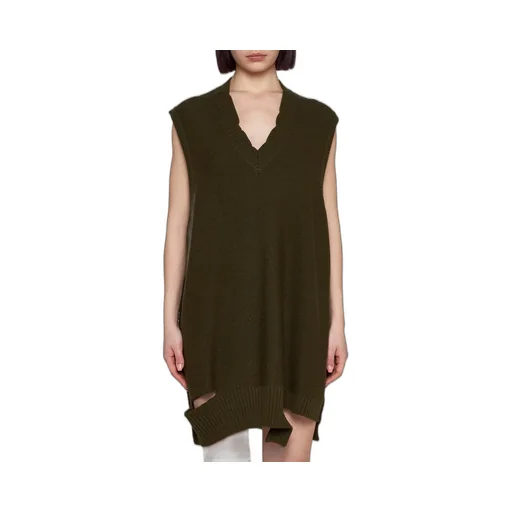 V-Neck Sleeveless Mini Dress