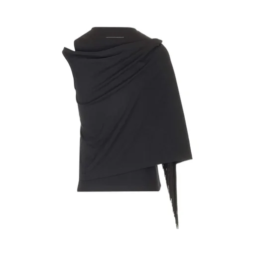 Draped Crewneck Top