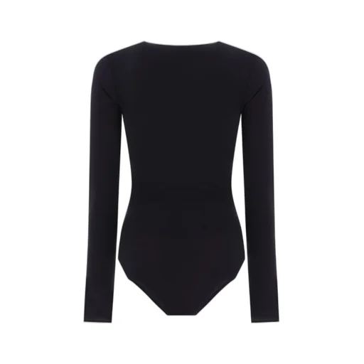 Logo Printed Crewneck Bodysuit
