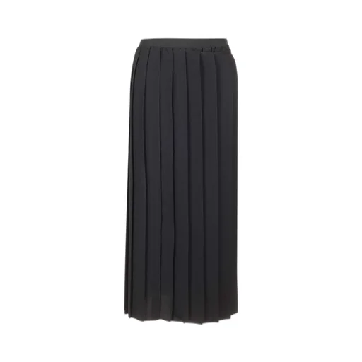 Pleated Pencil Skirt