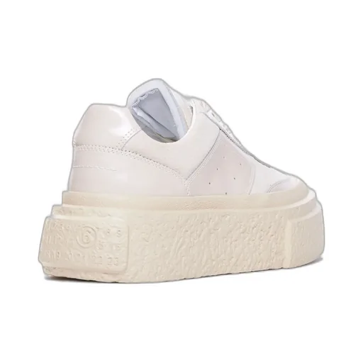 Numbers-Motif Lace-Up Sneakers