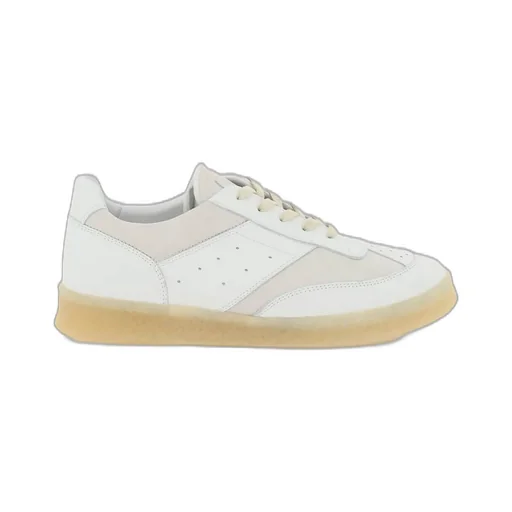 Panelled Lace-Up Sneakers