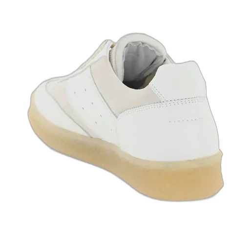 Panelled Lace-Up Sneakers