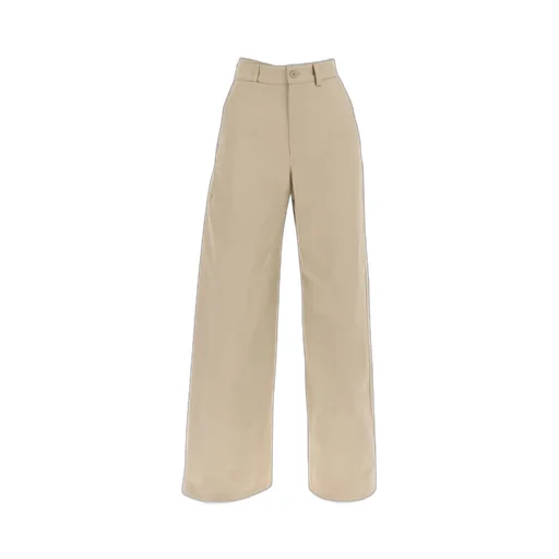 Mid-Rise Wide Leg Pants