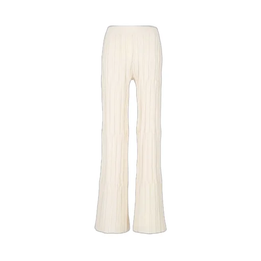 Ribbed Flared Pants