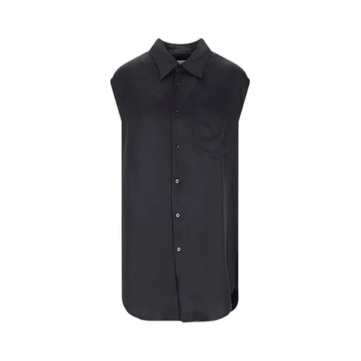 Cut Out Detailed Sleeveless Shirt