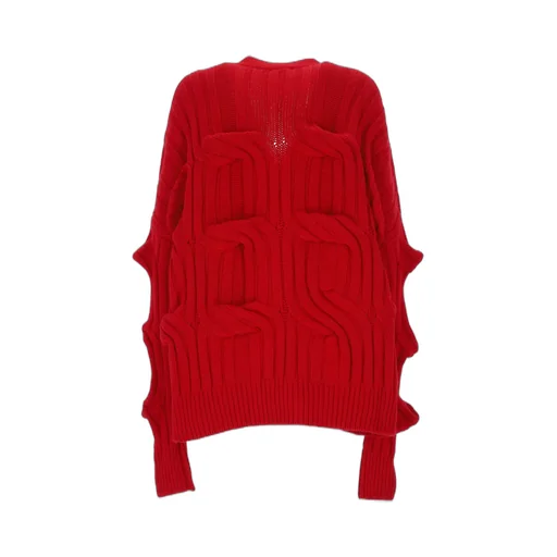 Textured Knitwear Cardigan