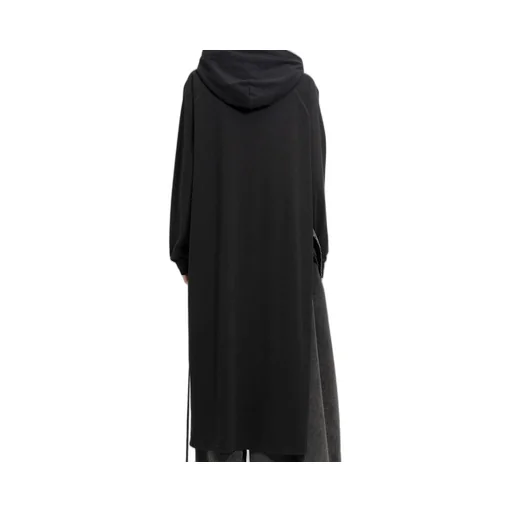 Drawstring Long Hoodie