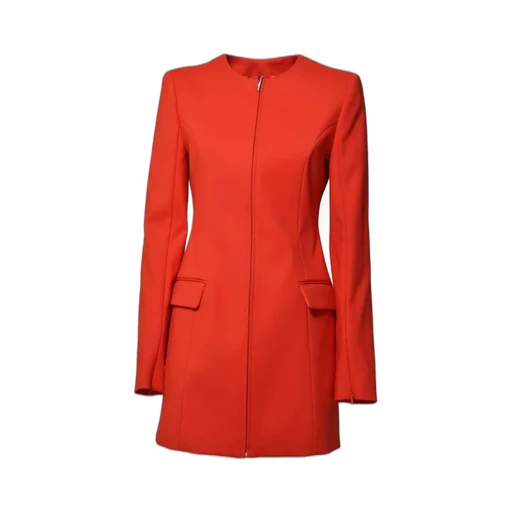 Zip-Up Crewneck Coat