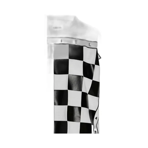 Checked Crewneck T-Shirt