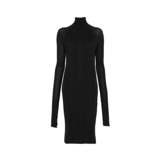 Ribbed Turtleneck Dress