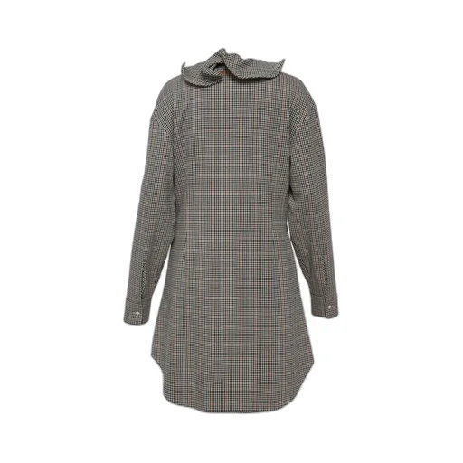 Abito Ruffle Detailed Mini Dress