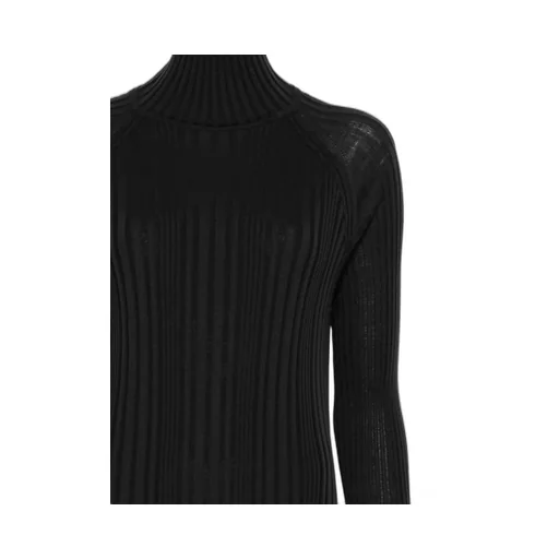 Ribbed Turtleneck Dress