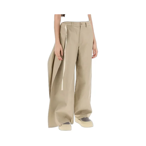 Mid-Rise Wide Leg Pants