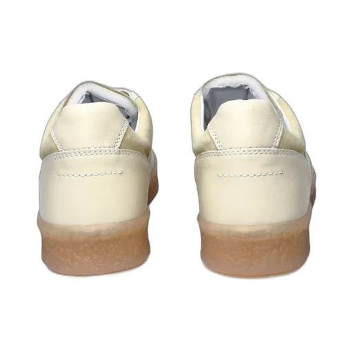 Panelled Lace-Up Sneakers