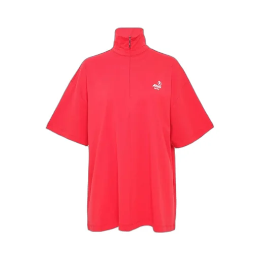 High Neck Jersey T-Shirt