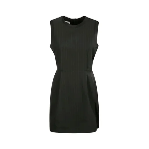 Pinstripe Sleeveless Dress