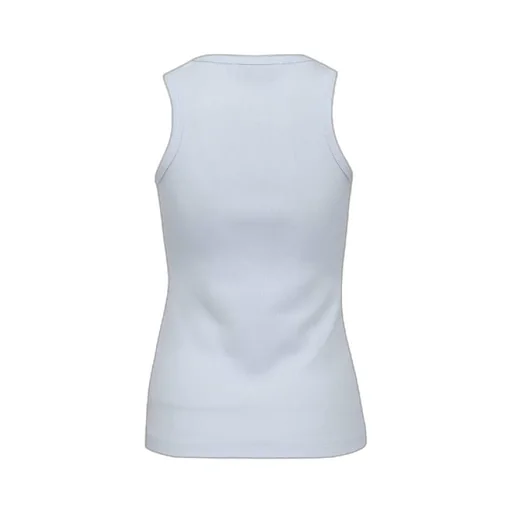 Msgm Logo Ribbed Jersey Top