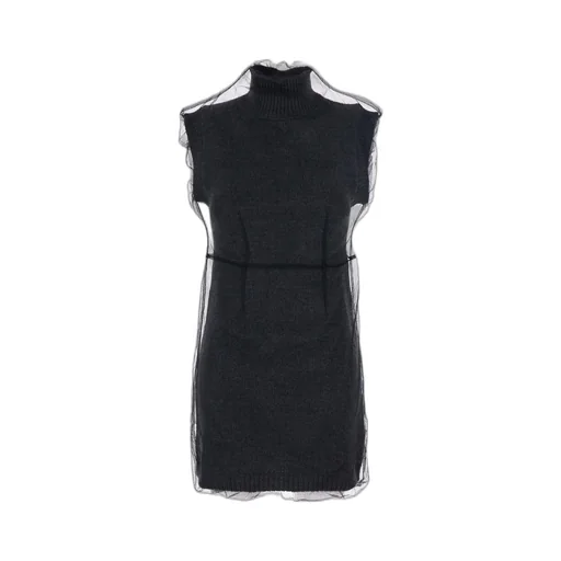 High Neck Knitted Dress