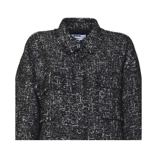 Long-Sleeved Fringed Edge Jacket