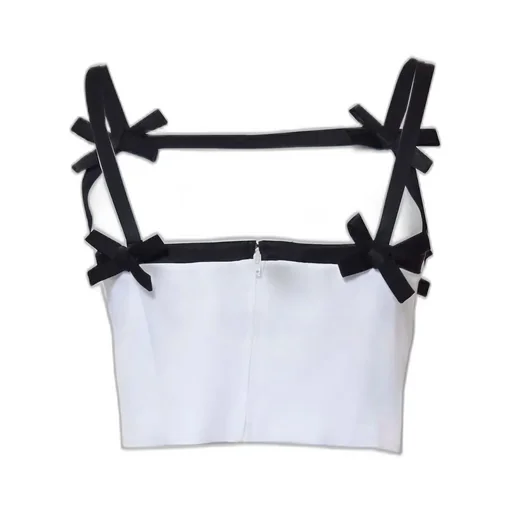 Bow Detailed Cropped Top