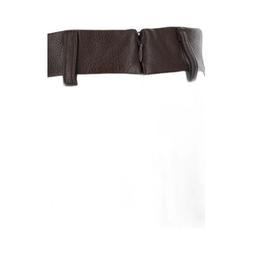 Rear Zipped Pleated Skirt