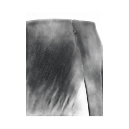 Side Zipped Pleated Skirt