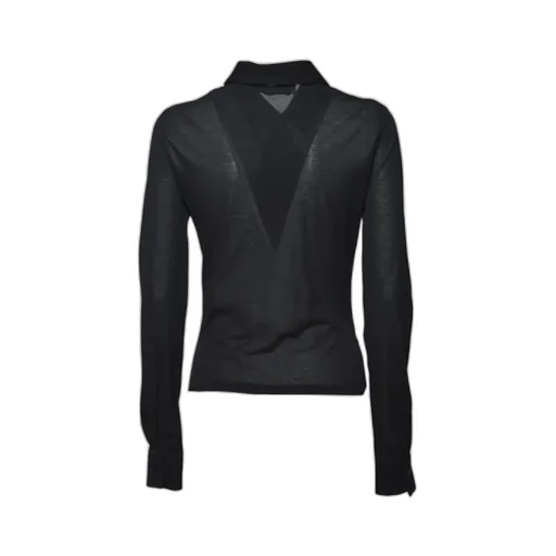 Long-Sleeved Ruffle Detailed Top
