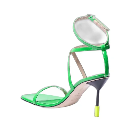 Buckle Fastened Heeled Sandals