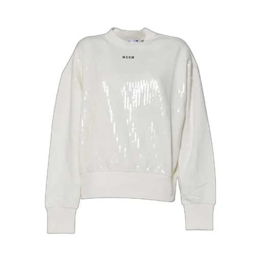 Sequin Embellished Crewneck Sweatshirt