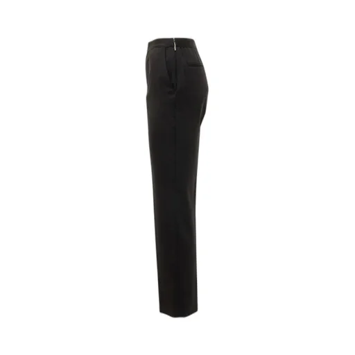 Logo Printed Pleated Trousers