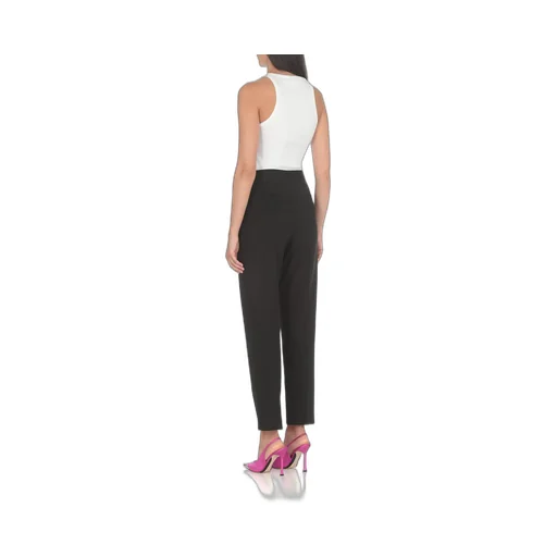 Logo-Waistband Tapered-Leg Trousers