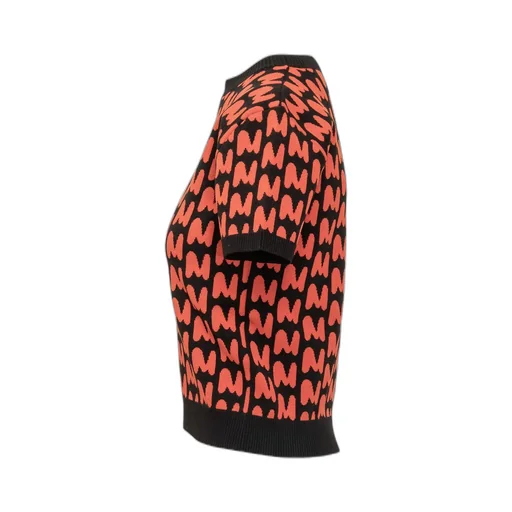 All-Over Patterned Crewneck Jumper