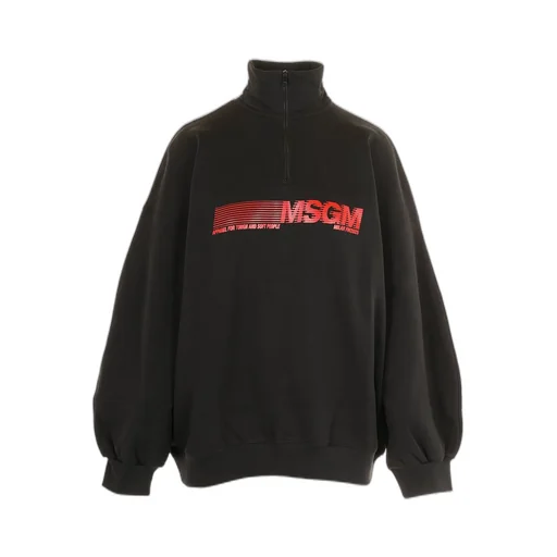 Zip Detailed Sweatshirt