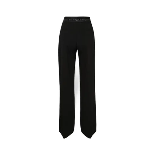 Logo Belt Palazzo Trousers