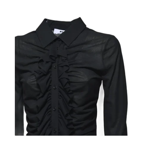 Long-Sleeved Ruffle Detailed Top